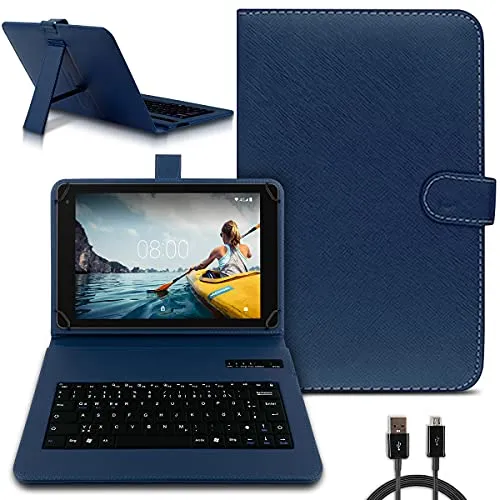 Bluetooth Tastatur Tasche für Medion Lifetab P10752