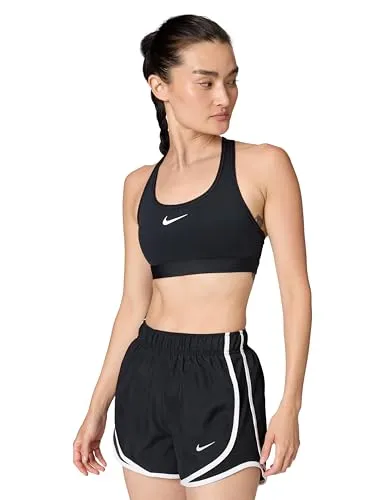 Nike Damen Swoosh Medium Support Padded Sports Bra schwarz von Nike