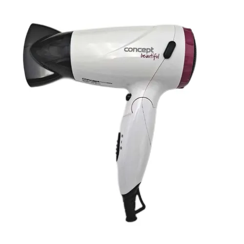 Beautiful VV5740 Haartrockner Föhn 1500W Klappgriff Rosa Concept Hausgeräte Inno