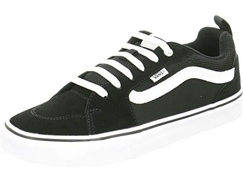 VANS Filmore Sneaker, Gr. 40, schwarz-weiß - Sportliche Sneaker aus strapazierfähigem Leder und Textil, ideal für Skateboarding und lässige Outfits. Leicht profilierte Sohle für besseren Halt und Anpassungsfähige Schnürung.
