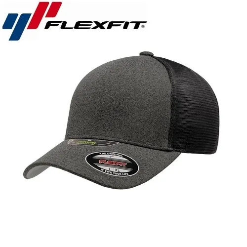 Flexfit 110F One Ten Snapback Red Trucker Cap L/XL Dunkelgrau Schwarz