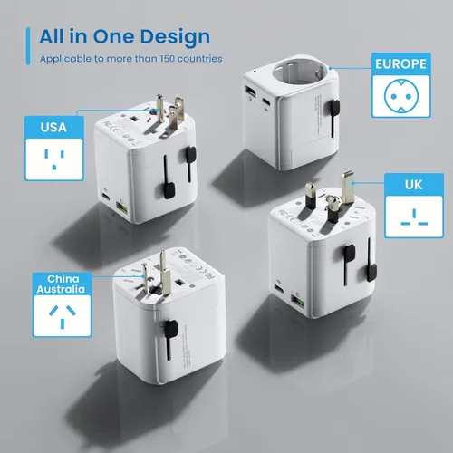 Ewent Universeller Reiseadapter Ew1472 One Size