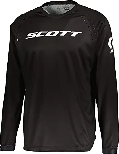 SCOTT 350 Swap Evo MX Motocross Jersey/DH Fahrrad Trikot lang schwarz 2023: Größe: L (50/52)