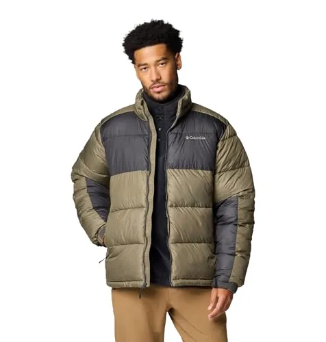 Columbia Gefütterte Herrenjacke, Pike Lake - Outdoor Freizeitjacke für Herren, besonders warmhaltend dank Omni-Heat-Wärmetechnologie, wasserabweisend und ideal für kalte Wintertage sowie Outdoor-Aktivitäten.