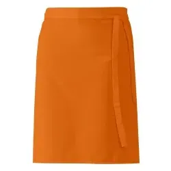 Leiber Vorbinder Schürze, ca. 60 x 80 cm, unisex 11/262/03 , Farbe: orange, Größe 34