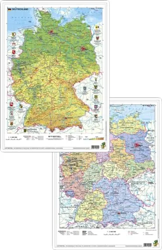 Deutschland physisch/politisch