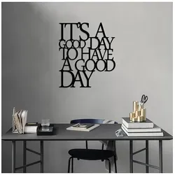 Wandbehänge 100% METALL Schwarz - Stylisches Wandaccessoire aus 100% Metall in Schwarz, ideal für eine moderne Raumgestaltung und als auffälliger Blickfang.