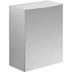 Wagner EWAR Hygiene Papiermüllbehälter WP 179 - Mülltonnen aus robustem Ganzmetallgehäuse mit matt geschliffener Optik, ideal für hygienische Abfallentsorgung in öffentlichen Bereichen.