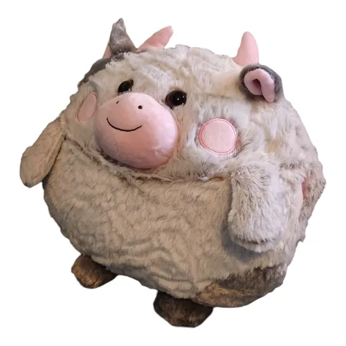 Kuh Handwärmer Noxxiez Kuscheltier - Kuscheliger Handwärmer in Form einer Kuh, ideal für kalte Tage und perfekt zum Kuscheln.