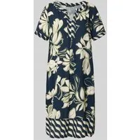 Betty Barclay Tunikakleid Damen Viskose blau gemustert in blau von Betty Barclay