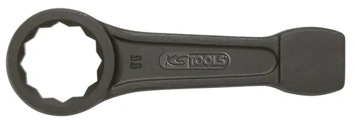 KS TOOLS Schlag-Ringschlüssel 110mm - Robuster Schlagringschlüssel aus Chrom-Molybdänstahl, ideal für professionelle Anwendungen. Mit 110 mm Schlüsselweite und optimierter Hebelwirkung für effizientes Arbeiten.