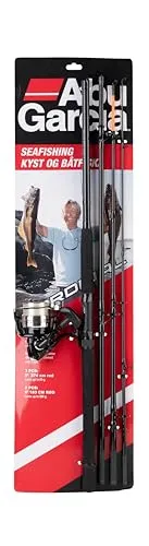 Abu Garcia Cardinal Classic Combo-Seafishing TT Fishing Rod and Reel, Schwarz, 9ft 20-80g