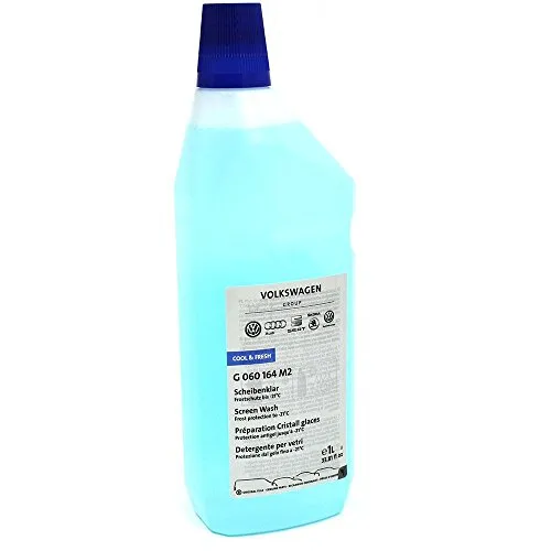 Original VW Audi Scheibenklar -21°C Reinigungsmittel Scheibenreiniger Frostschutz Cool & Fresh 1 Liter G060164M2