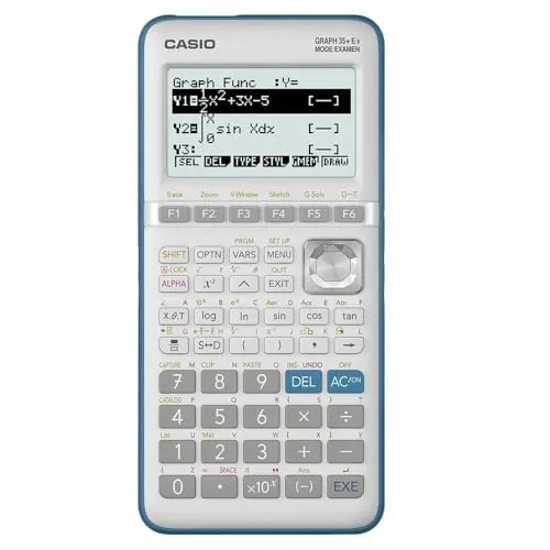 Casio Graph35+E II Python Grafikrechner in blau von CASIO