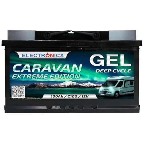 Gel Batterie 12V 100Ah Caravan Extreme von Electronicx