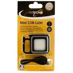 Mini COB Licht mit Karabiner, Magnet und Flaschenöffner | 4 Lichtmodi | Wiederaufladbar