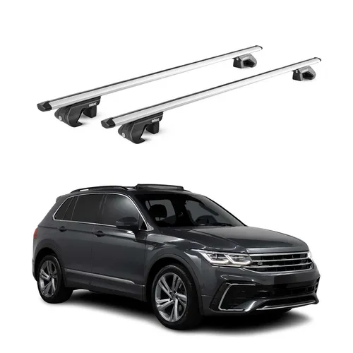Alu Dachträger für VW Tiguan AD1 Allspace BW2 2016-2025 - Dachträger & Querstangen, leichtgewichtig und wasserbeständig, ideal für zusätzliche Transportmöglichkeiten auf Ihrem VW Tiguan.