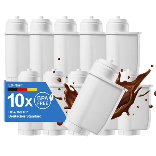 Stück Ersatzwasserfilter der Siemens Brita Eq-Serie, EQ5 EQ6 EQ7 EQ9 S700 EQ500, Ersatzwasserfilter für Siemens 3200, Bosch TCZ7003, TCZ7033 10