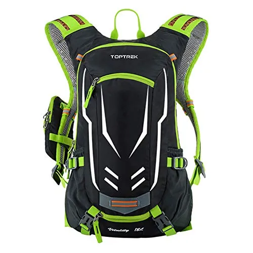 Toptrek 18L Ultraleichter Fahrradrucksack mit Regenschutz