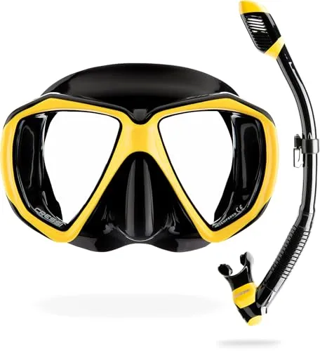 Cressi Set Ranger & Dry Black/Yellow
