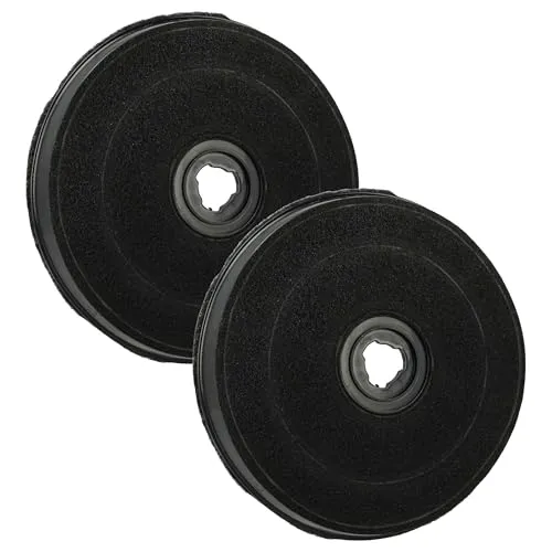 vhbw 2x Filter Aktivkohlefilter kompatibel mit Seppelfricke DU251-296234/66575, DU401EL-4, DUD500/60-1 - 0160190, DUEL400-4, KF 3 Dunstabzugshaube