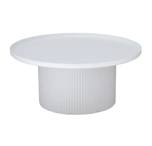 Produktbild Grafelstein Etagere Dekoplateau LIVING weiß Metall Dekoteller mit Fuß D20,5cm Kerzenteller