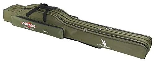 Mikado Rutentasche 2/3 Fächern Rutenfutteral Angeltasche 7 Varianten! 1,2-1,6m (140cm/3 Kammern/UWD-12003G-140)