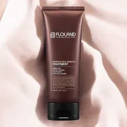FLOLAND PROFESSIONAL Premium Seiden-Keratin-Conditioner für stark geschädigtes Haar 120 ml