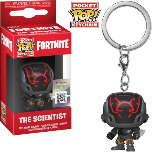 Fortnite - The Scientist Schlüsselanhänger Funko Pocket POP! Keychain - Action- & Spielfiguren, stylischer Schlüsselanhänger aus hochwertigem Vinyl, perfekt für Fortnite-Fans und als coole Ergänzung für Schlüssel oder Rucksäcke.
