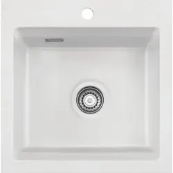 KeraDomo Spüle KARA 51 in POLAR von systemceram