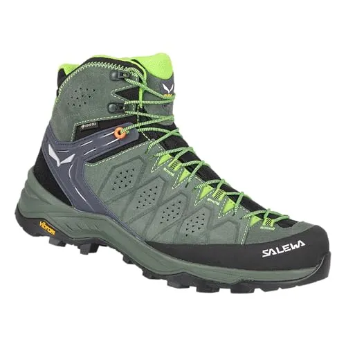 SALEWA Scarponcini Alp Trainer 2 Mid GTX - Robuste Wanderschuhe für jedes Terrain - Wanderschuhe mit GORE-TEX Futter für atmungsaktiven, wasserdichten Schutz. Ideal für komfortable Wanderungen in anspruchsvollem Gelände.