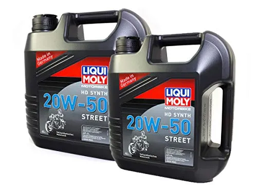 LIQUI MOLY Motoröl Vollsynthetisch 20W-50 2 Stück á 4 Liter