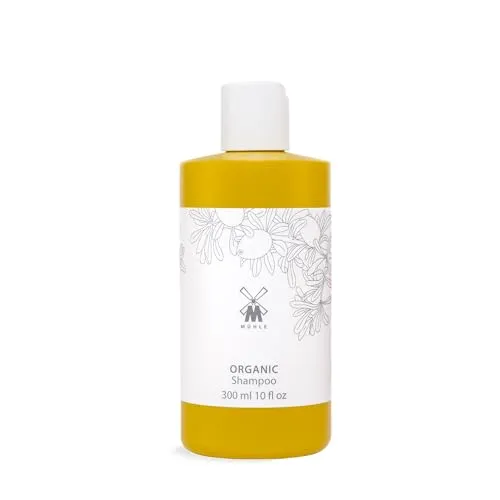 MÜHLE Organic Haarshampoo - Mildes & Pflegeleichtes Shampoo für Alle Haartypen - Shampoos - Vegane Naturkosmetik mit Kokosöl und fair trade Argan-Öl für gesunde Haarstruktur und verbesserte Kämmbarkeit.