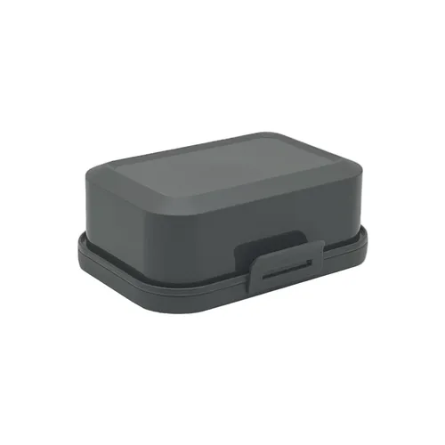 ENGELLAND Stapelbare Butterdose Frische Box Kunststoff BPA-Frei Voll Anthrazit