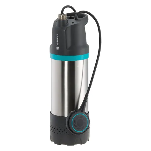 Gardena 01768-20 Tauch-Druckpumpe 5900/4 inox - Wasserpumpen, leistungsstarke Tauch-Druckpumpe mit Edelstahl-Gehäuse für langlebige Nutzung und effiziente Bewässerung.