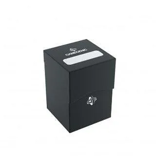Gamegenic Spiel GGS25032 - Deck Holder 100+ Schwarz, robuste Kartenbox aus Kunststoff für sichere Aufbewahrung von Spielkarten