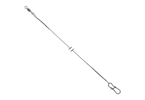 VMC Vorfachschnur VMC Blackflex Stahlvorfach 1x7 C708 Schwarz, (3-St)