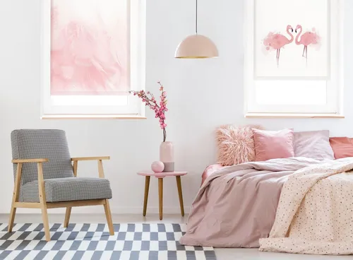 Doppelrollo GARDINIA in pink von GARDINIA