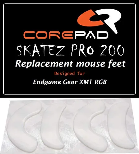 Corepad Skatez PRO 200 Ersatz Mausfüße für Endgame Gear XM1 RGB/XM1r - Antihaft - PTFE - 2 Sets