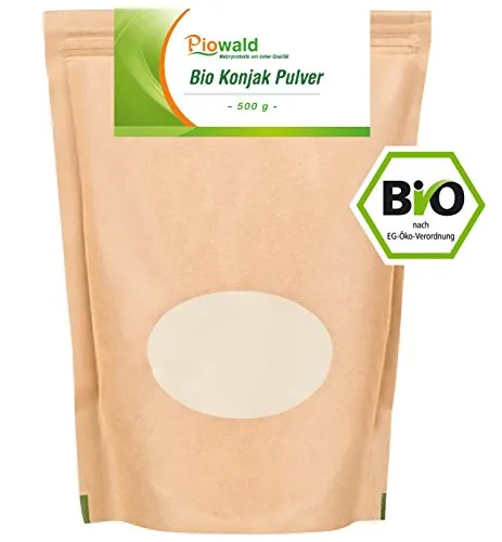 BIO Konjak Pulver - 500g, Glucomannan