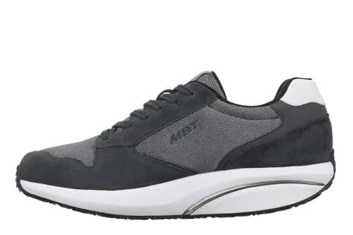 MBT Adult MBT-1997 Classic II M schwarz Gr. 44 - Herren-Sneaker mit hochwertigem Wildleder und atmungsaktivem Mesh-Obermaterial, ideal für Komfort und Halt durch die PU-gepolsterte Innensohle.
