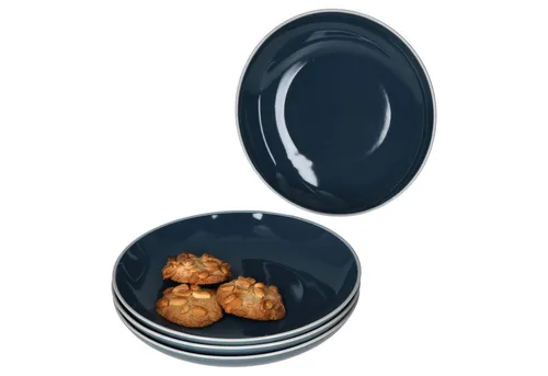 MamboCat Frühstücksteller 4er Set Dessertteller Linus Blau - 403954
