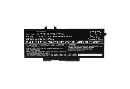 vhbw Akku passend für Dell Latitude 14 5410 4N5G8, 5410 5VC5R, 5410 45VNN, Laptop-Akku Akku Li-Ion 4150 mAh (15,2 V), Leistungsfähiger Austausch-Akku für Notebook, Wiederaufladbar, Jede