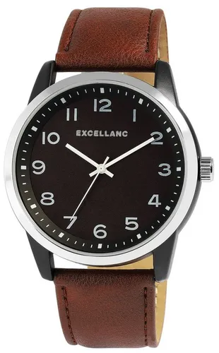EXCELLANC Quarzuhr 2900275 Excellanc Herrenuhren mit Band aus Lederimitat