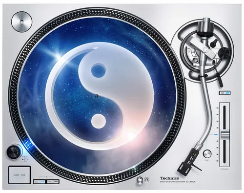 Yin & Yang Vinyl Turntable Decks Dj Antirutschmatte - Technik