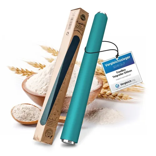 TREEBOX Nudelholz Silikon Teigroller von TreeBox