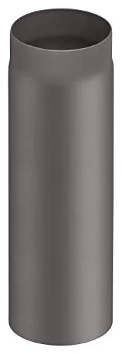 H&M Germany Ofenrohr Ø150mm 500mm gussgrau - Ofenrohr 500mm, hitzebeständig bis 1000°C, ideal für Kaminöfen. Einfach zu montieren dank eingezogener Steckverbindung und ohne Dichtungen.
