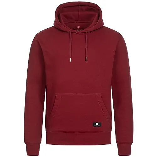 Höhenhorn Janga Hoodie Herren Rot Gr. L - Kapuzenpullover für Herren, aus atmungsaktiver Baumwolle für optimalen Tragekomfort und vielseitig einsetzbar – ideal für Freizeit, Sport und Outdoor-Aktivitäten.