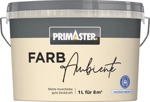Primaster Farbambiente Wandfarbe matt pfirsich 1 L Innen