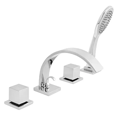 Welfenstein 4-Loch Wannenrandarmatur WRA-78D Armatur für Badewannen